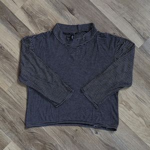 Vintage Cropped Ribbed Shirt